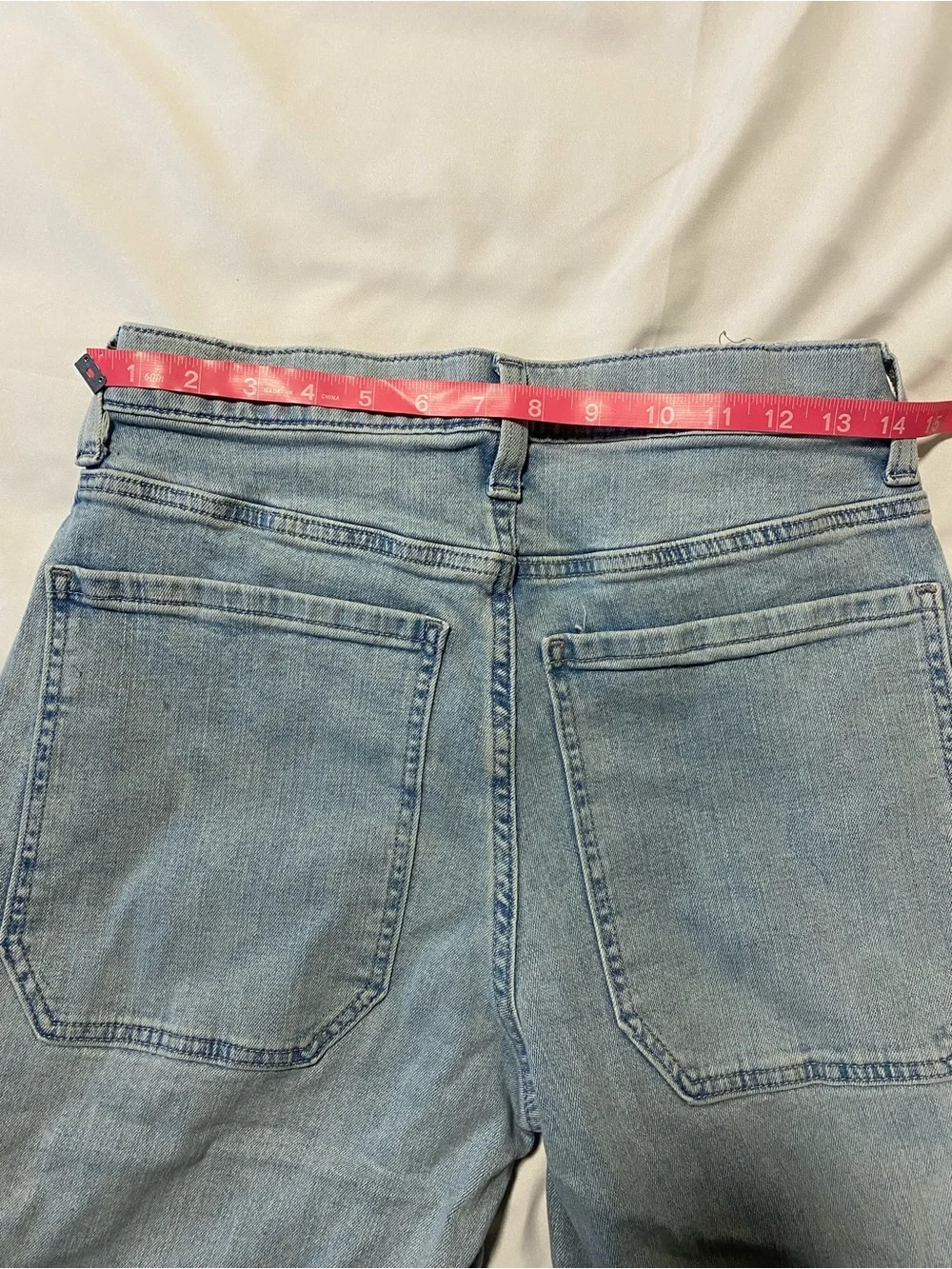 Hollister Baggy Light Blue Straight Cargo Jeans for Men